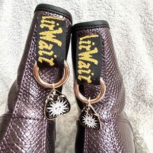 Gold Boot Tab Dangle Ouija Smiling Sun Planchette Charms Dr Martens